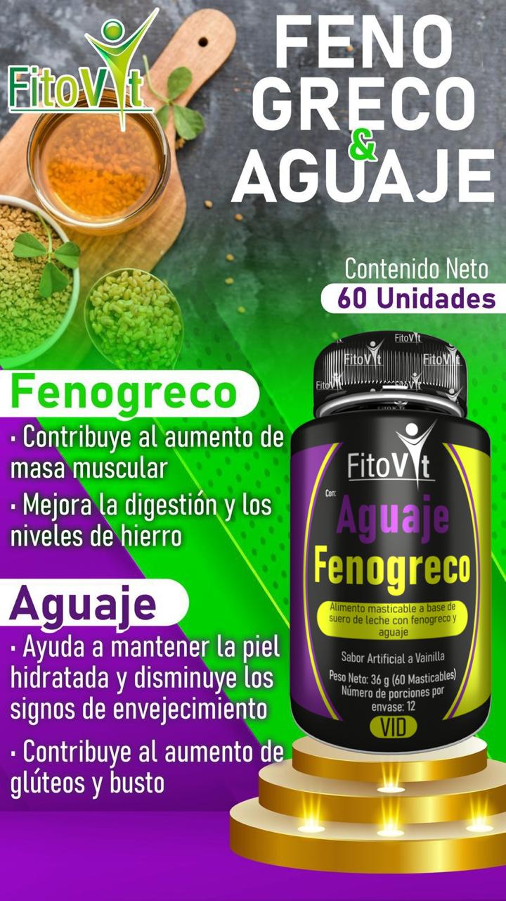 AGUAJE Y FENOGRECO X 60 UND FITOVIT